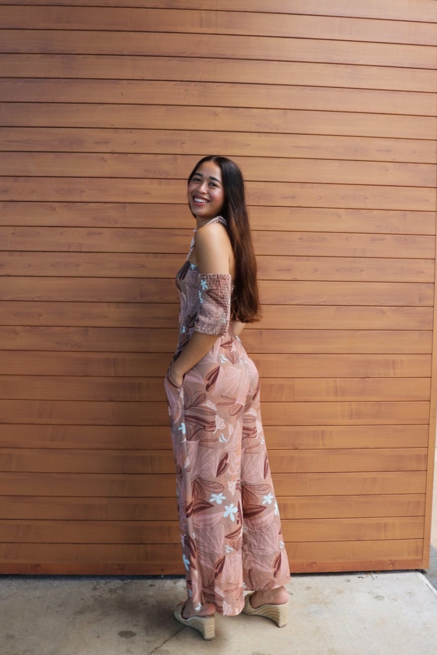 MELIA SMOCK PALAZZO PANTS