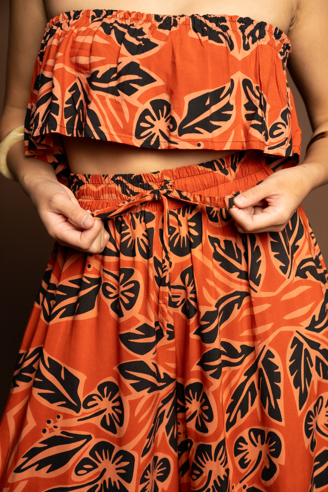 RETRO HIBISCUS CULOTTES