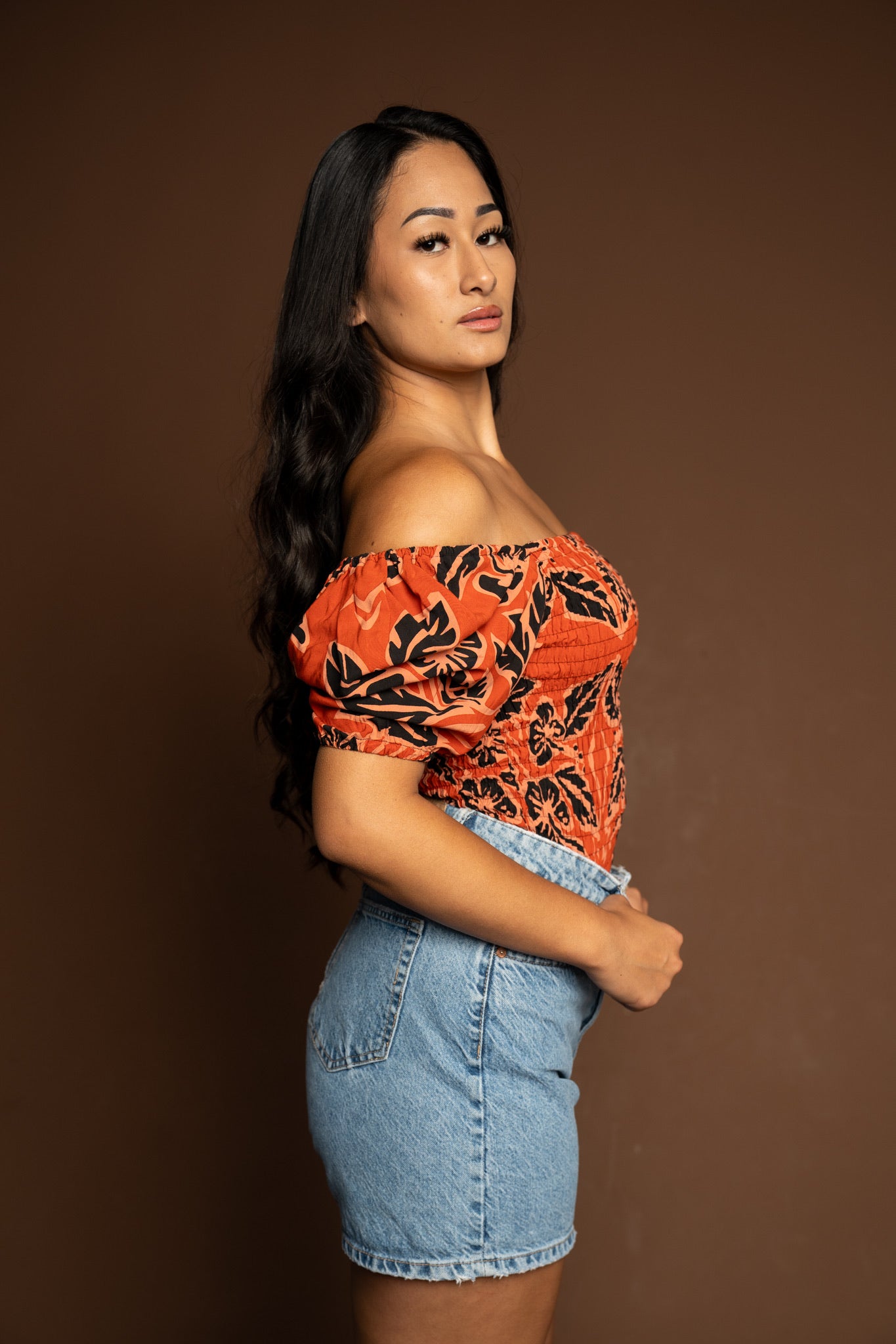 RETRO HIBISCUS MAIMA TOP
