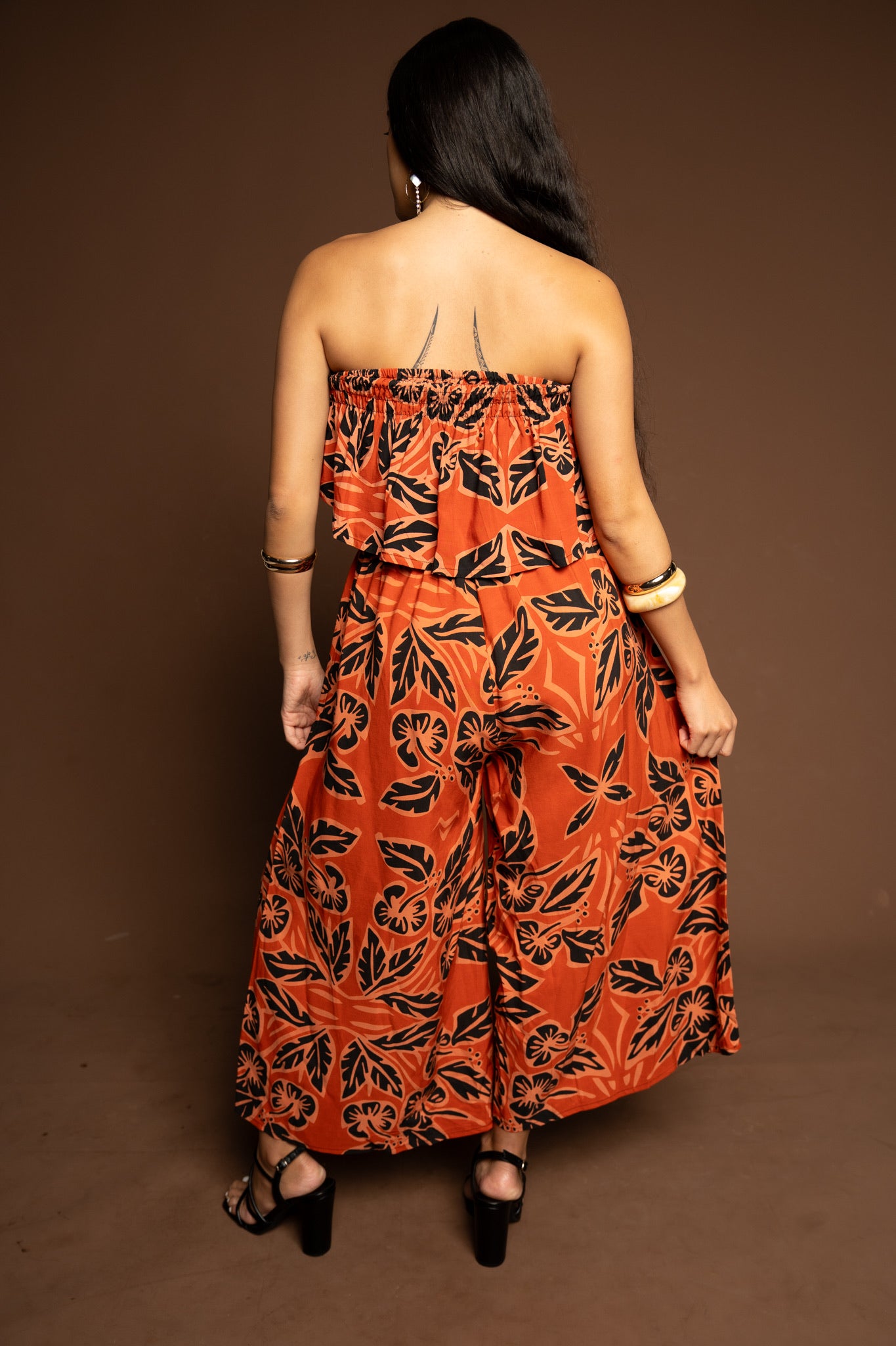 RETRO HIBISCUS CULOTTES