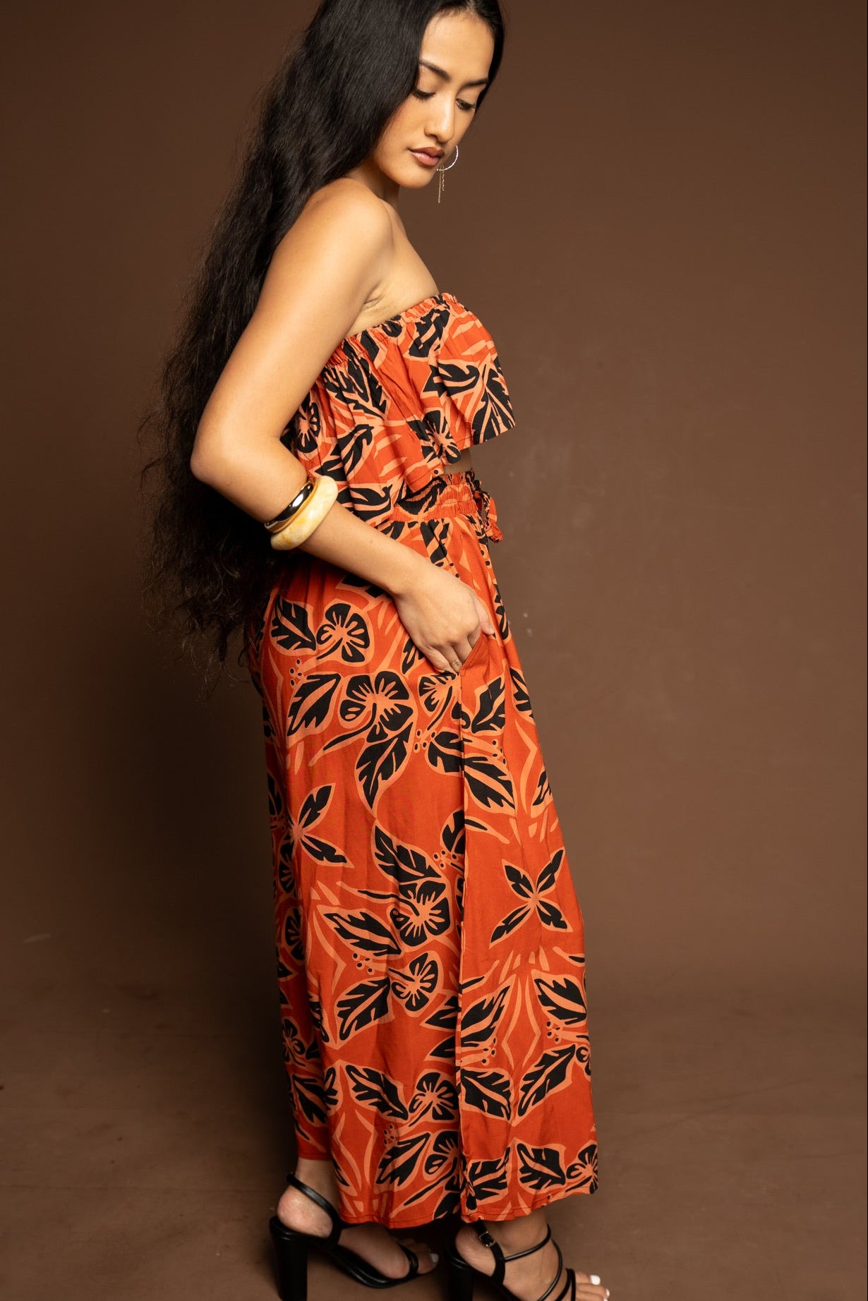 RETRO HIBISCUS CULOTTES