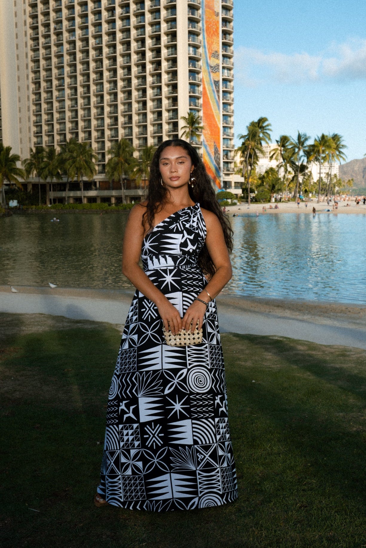 TAPA 3.0 HI'iLANI WRAP DRESS