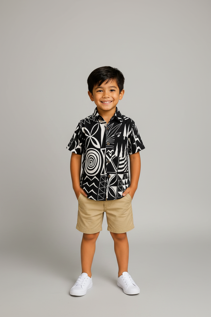TAPA 3.0 KEIKI ALOHA SHIRT