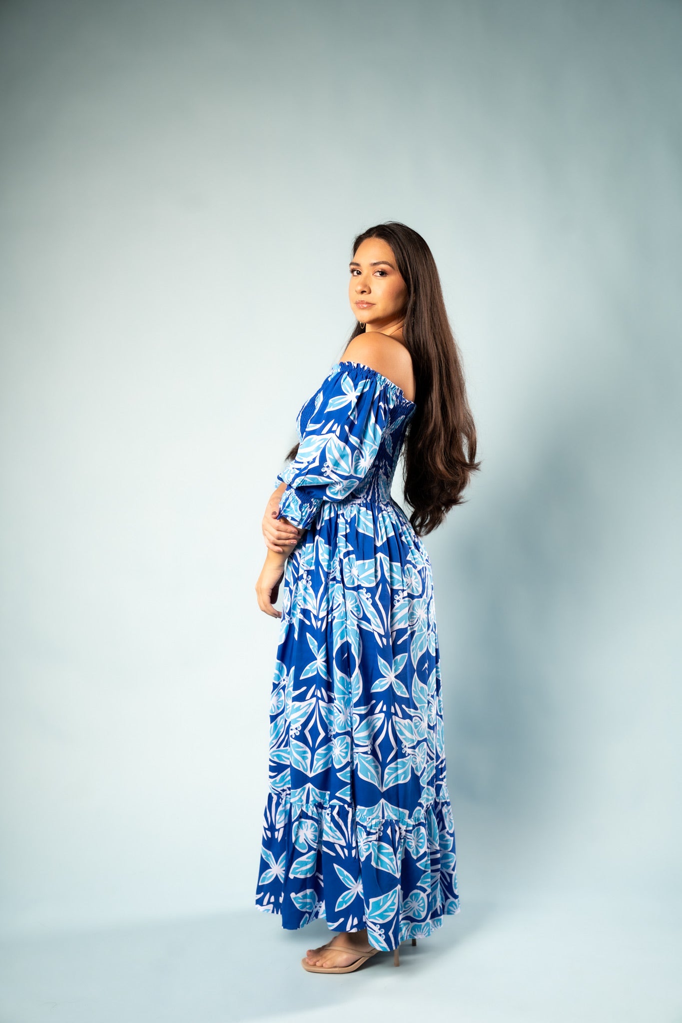 RETRO HIBISCUS MAIMA MAXI