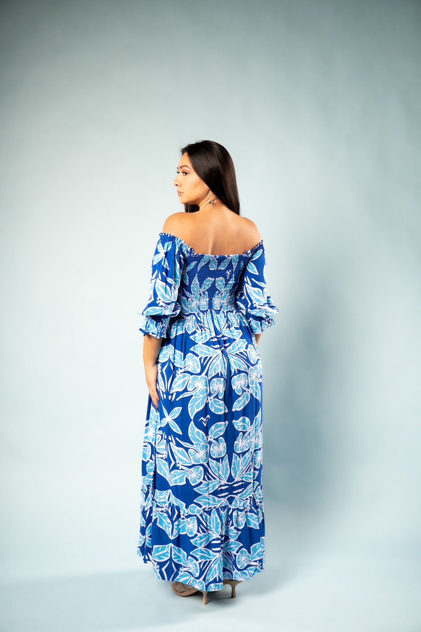 RETRO HIBISCUS MAIMA MAXI