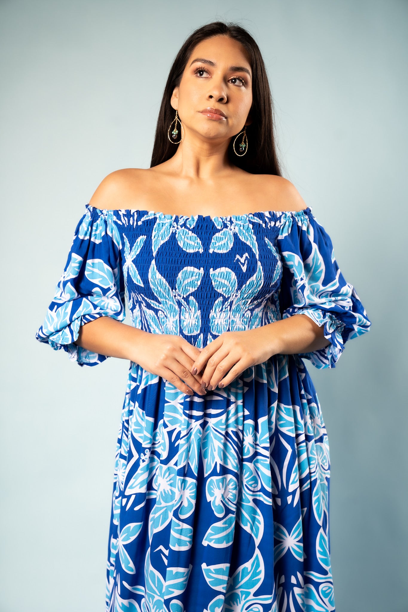 RETRO HIBISCUS MAIMA MAXI