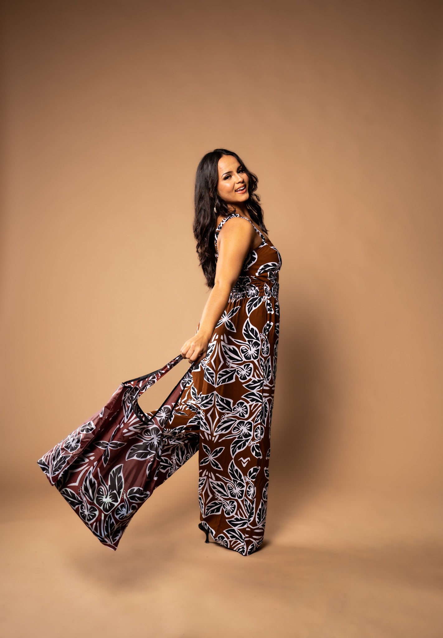 RETRO HIBISCUS REUSABLE TOTE