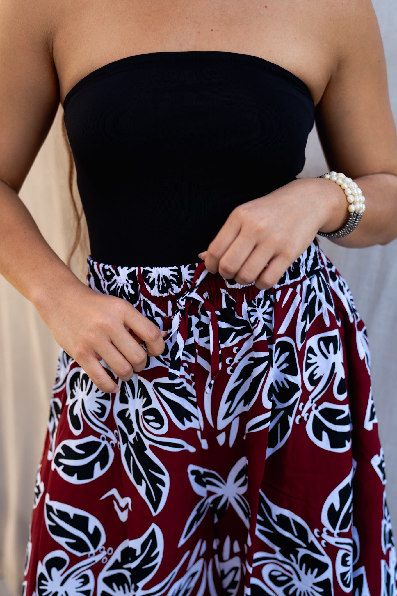 RETRO HIBISCUS CULOTTES
