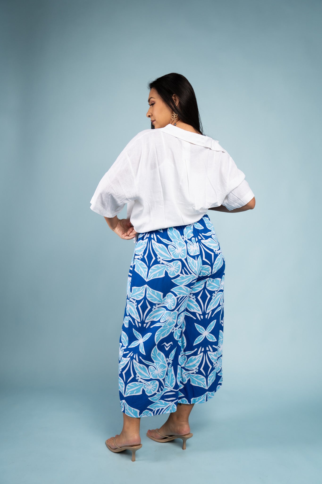 RETRO HIBISCUS CULOTTES