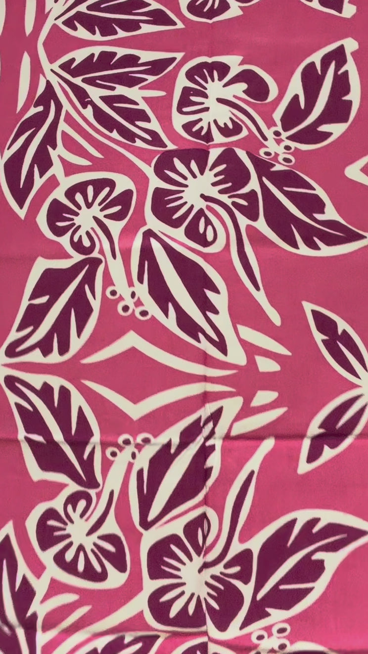 RETRO HIBISCUS PAREO